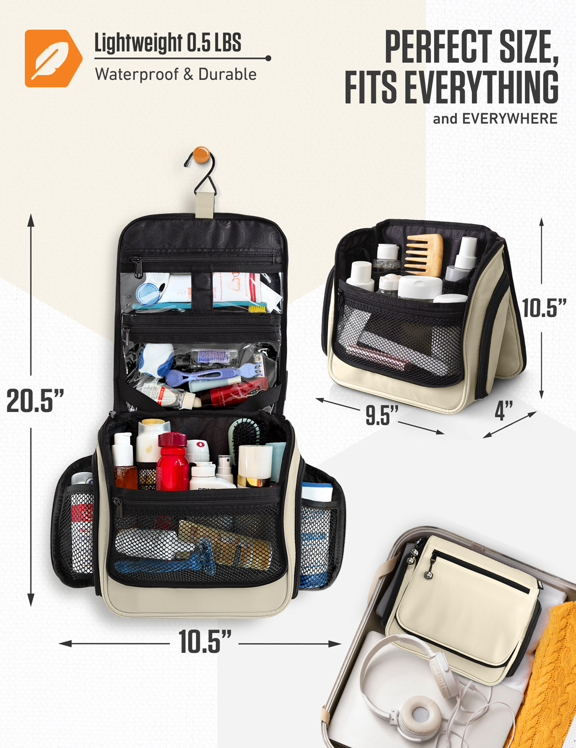 Hanging Travel Toiletry Bag