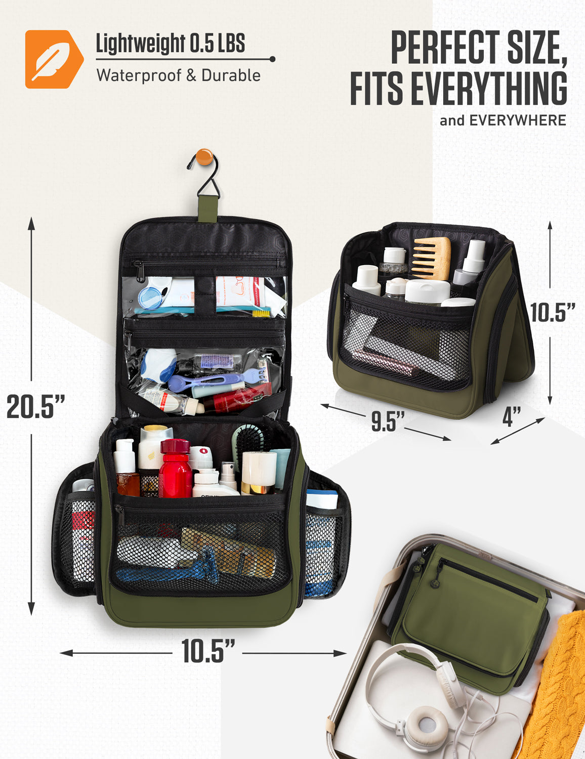 Hanging Travel Toiletry Bag