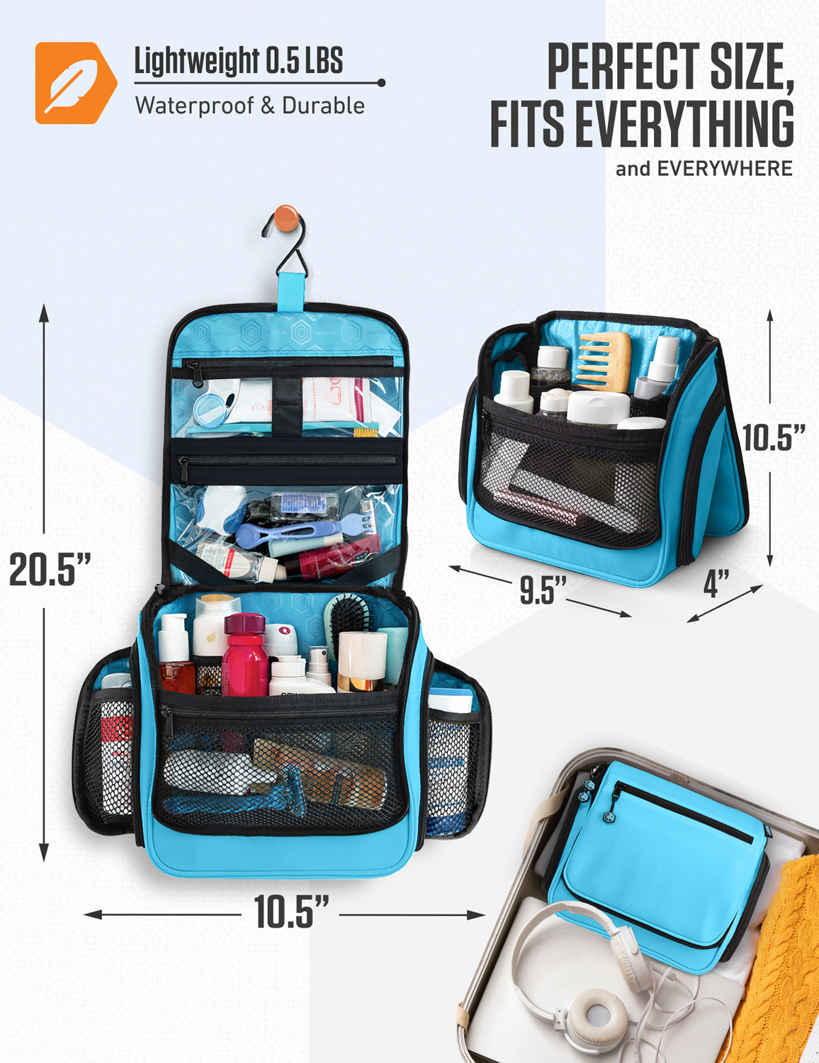 Hanging Travel Toiletry Bag