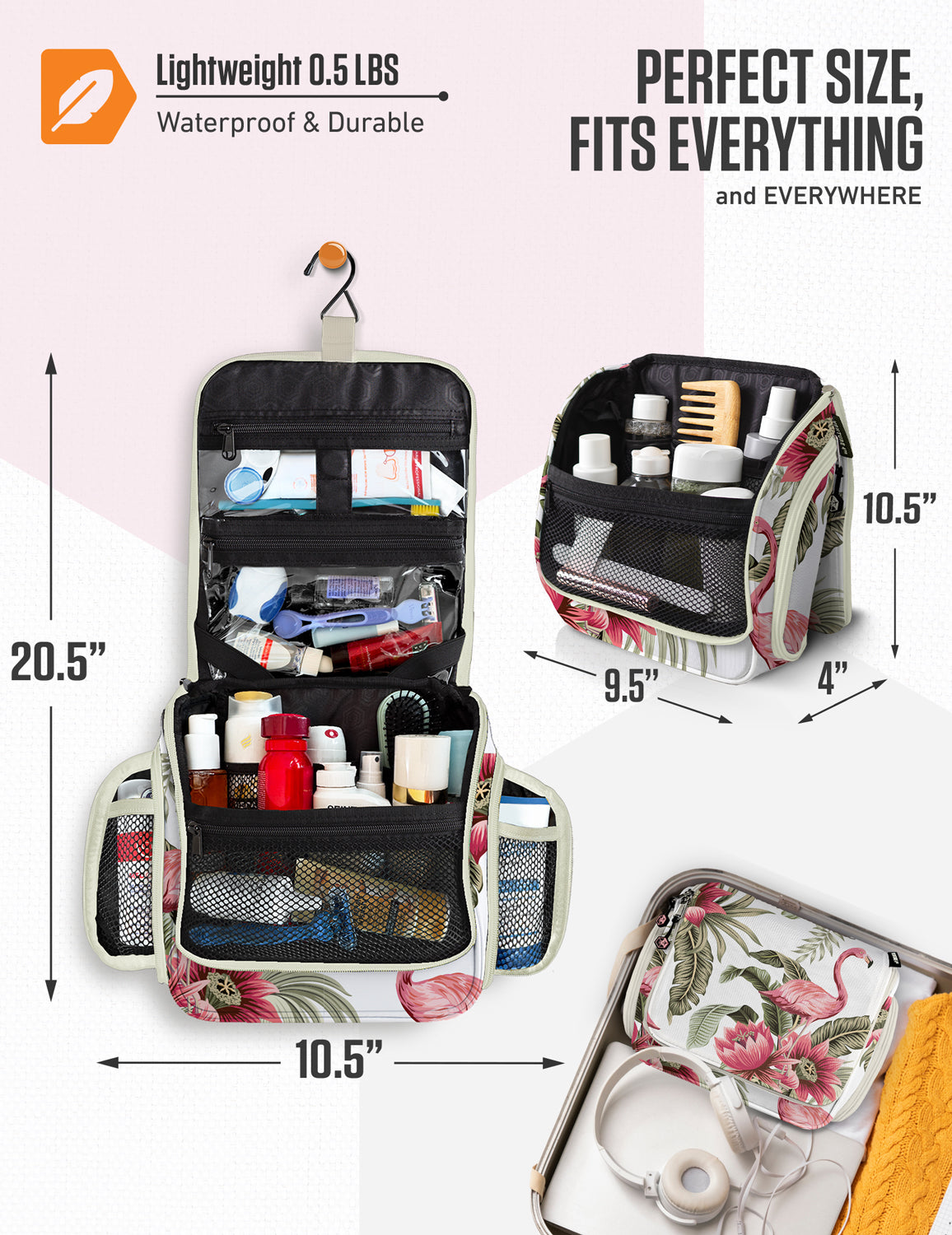 Hanging Travel Toiletry Bag