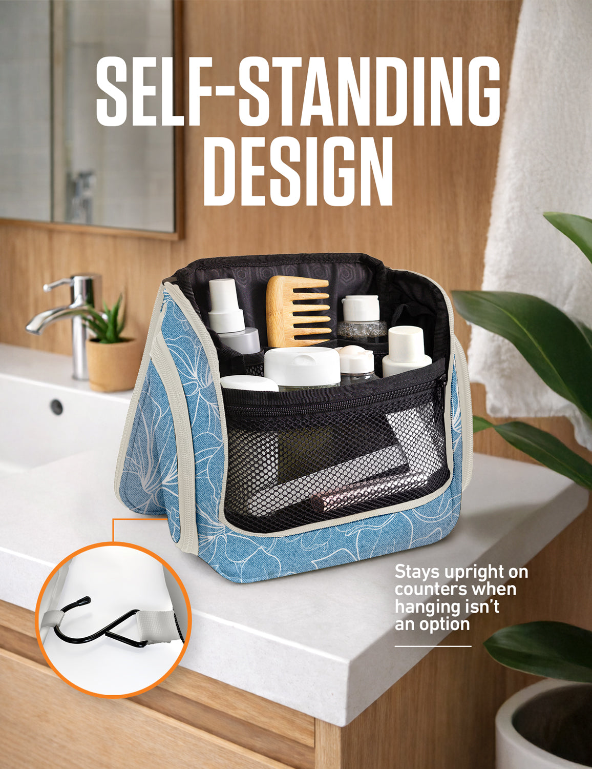 Hanging Travel Toiletry Bag