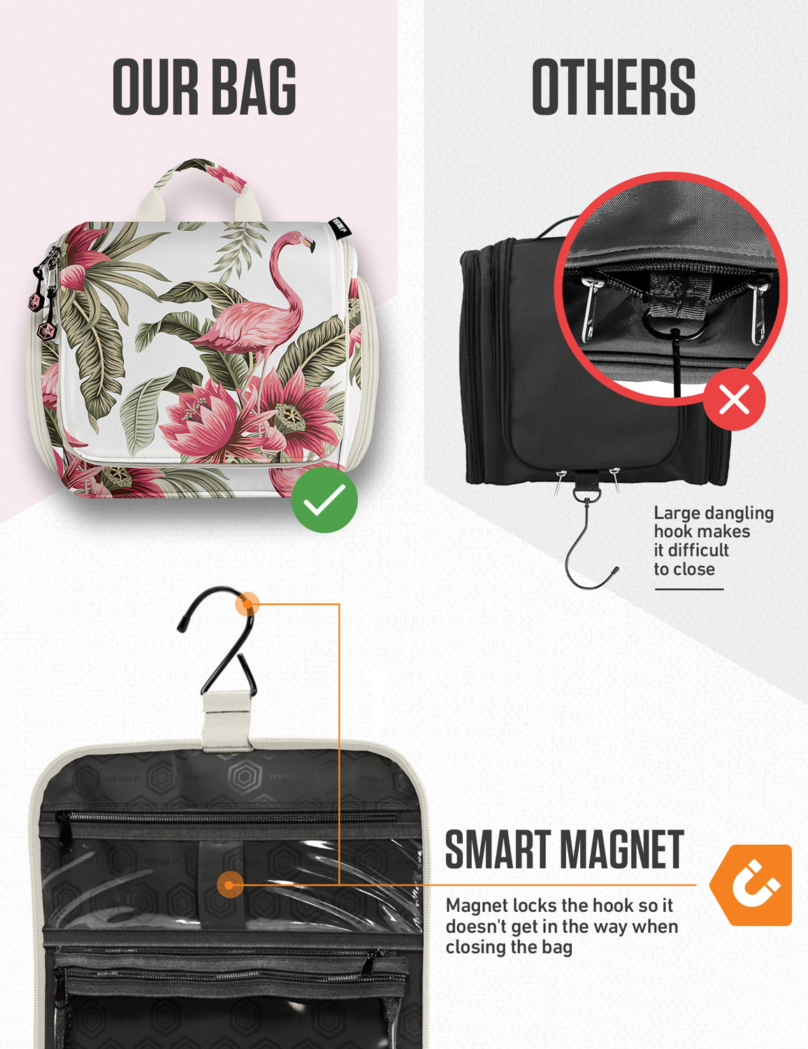 Hanging Travel Toiletry Bag