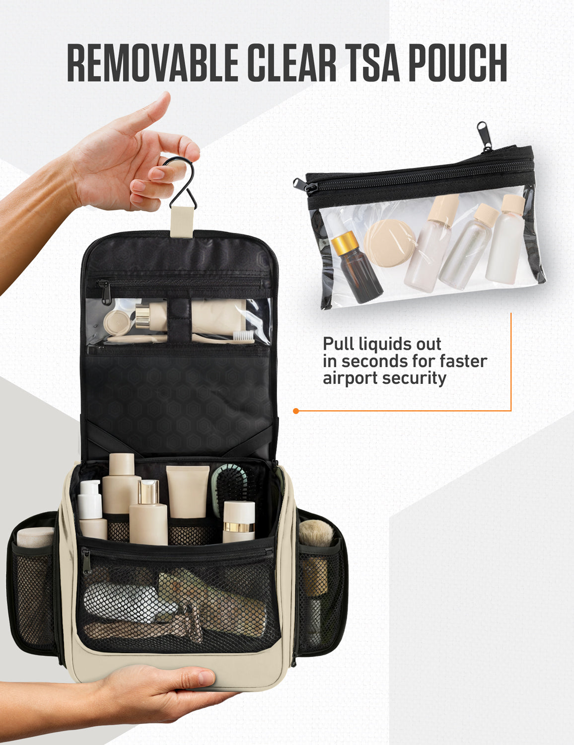 Hanging Travel Toiletry Bag