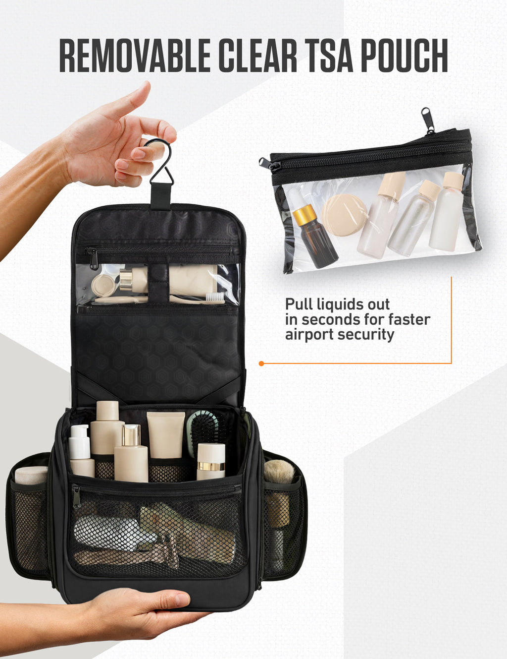 Hanging Travel Toiletry Bag