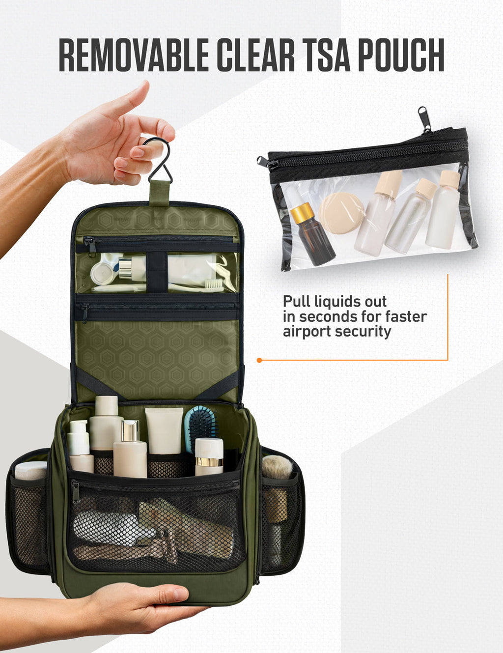 Hanging Travel Toiletry Bag