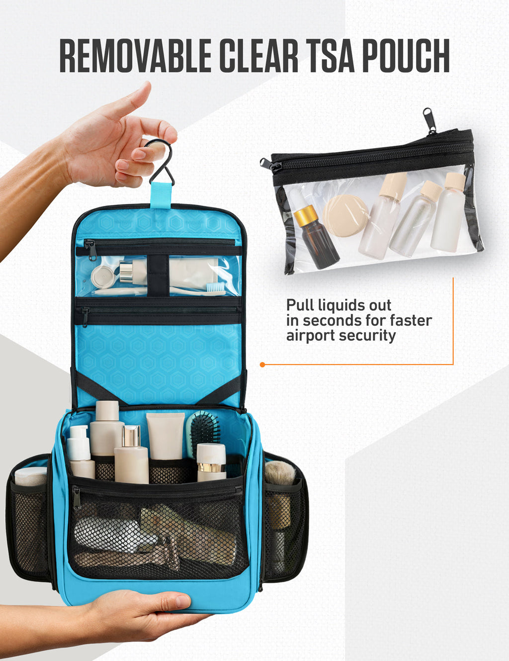 Hanging Travel Toiletry Bag