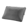 Gray pillow on a white background