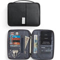 Family Travel Document Organizer Capacious Passport Holder Wallet