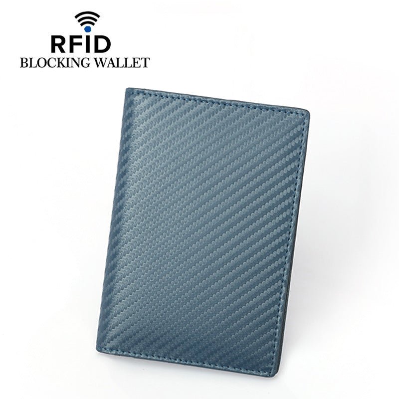 RFID Shielded Passport Wallet – Waterproof PU Travel Organizer