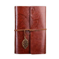 Vintage PU Leather Diary Notebook Journal  Retro Book Traveler Planners Office School Supplies